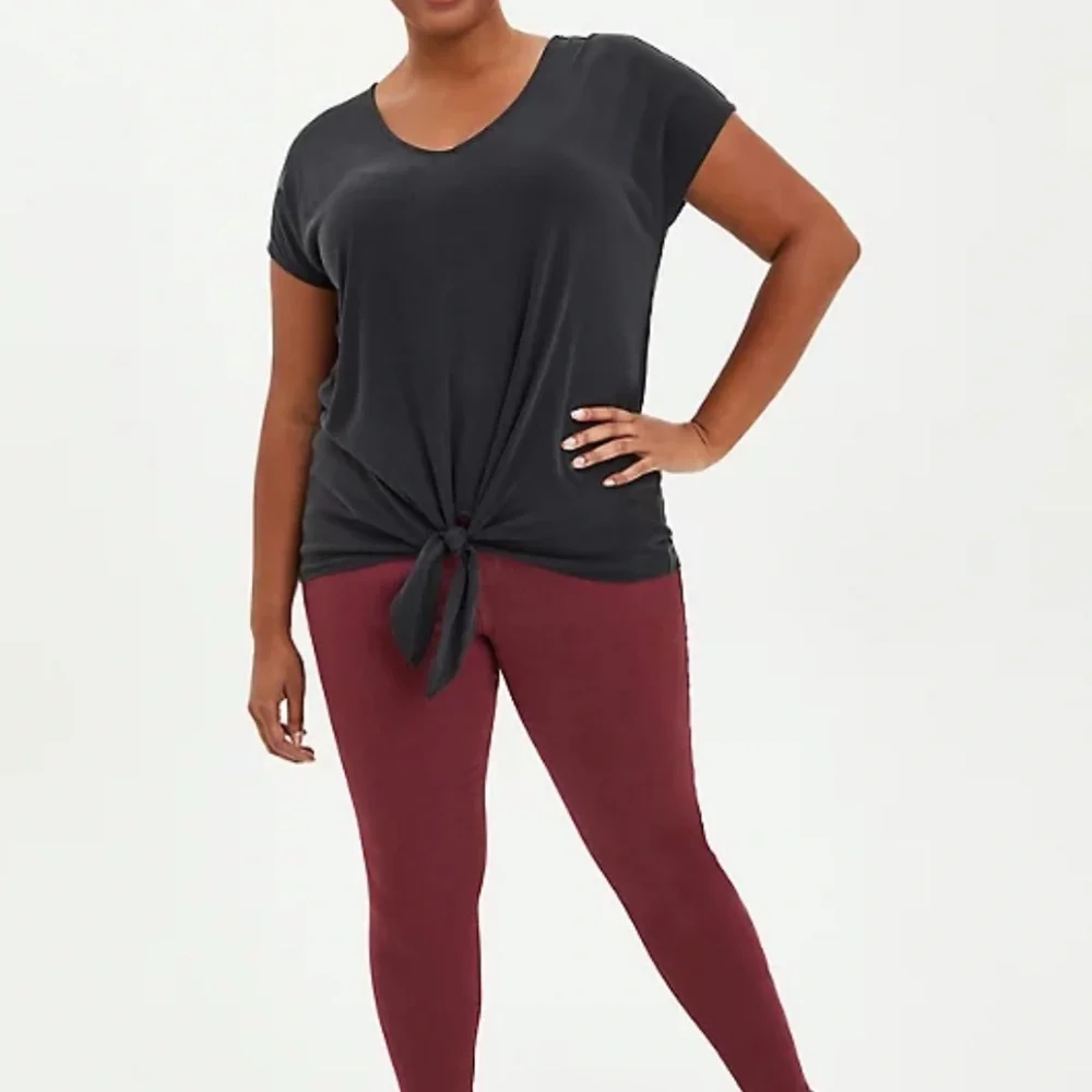 Super Soft Dark Red Jegging - Picture 3 of 6